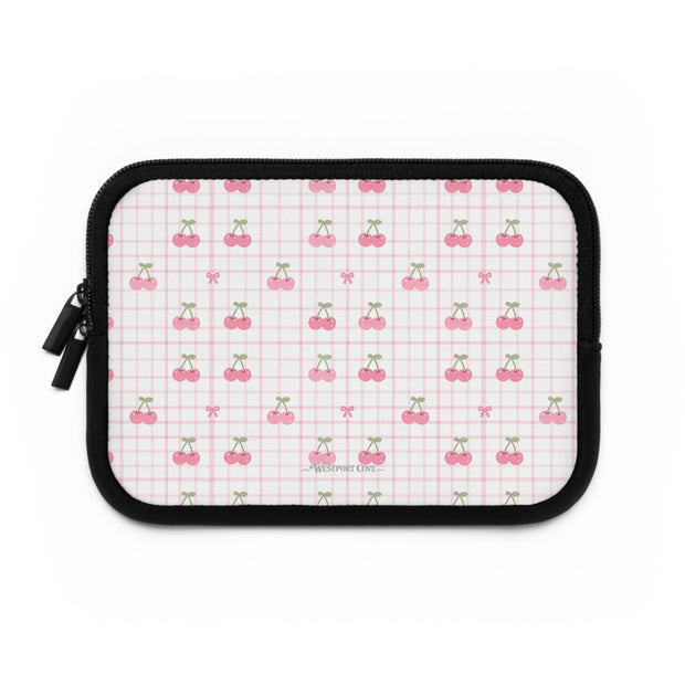 Cherry Ice Cream Smile - Safe Harbor Laptop Sleeve