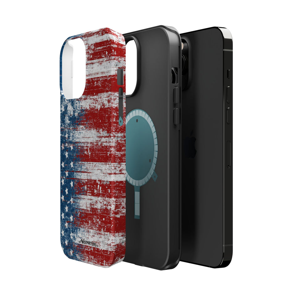 American Flag Distressed - Extreme MagSafe Phone Case