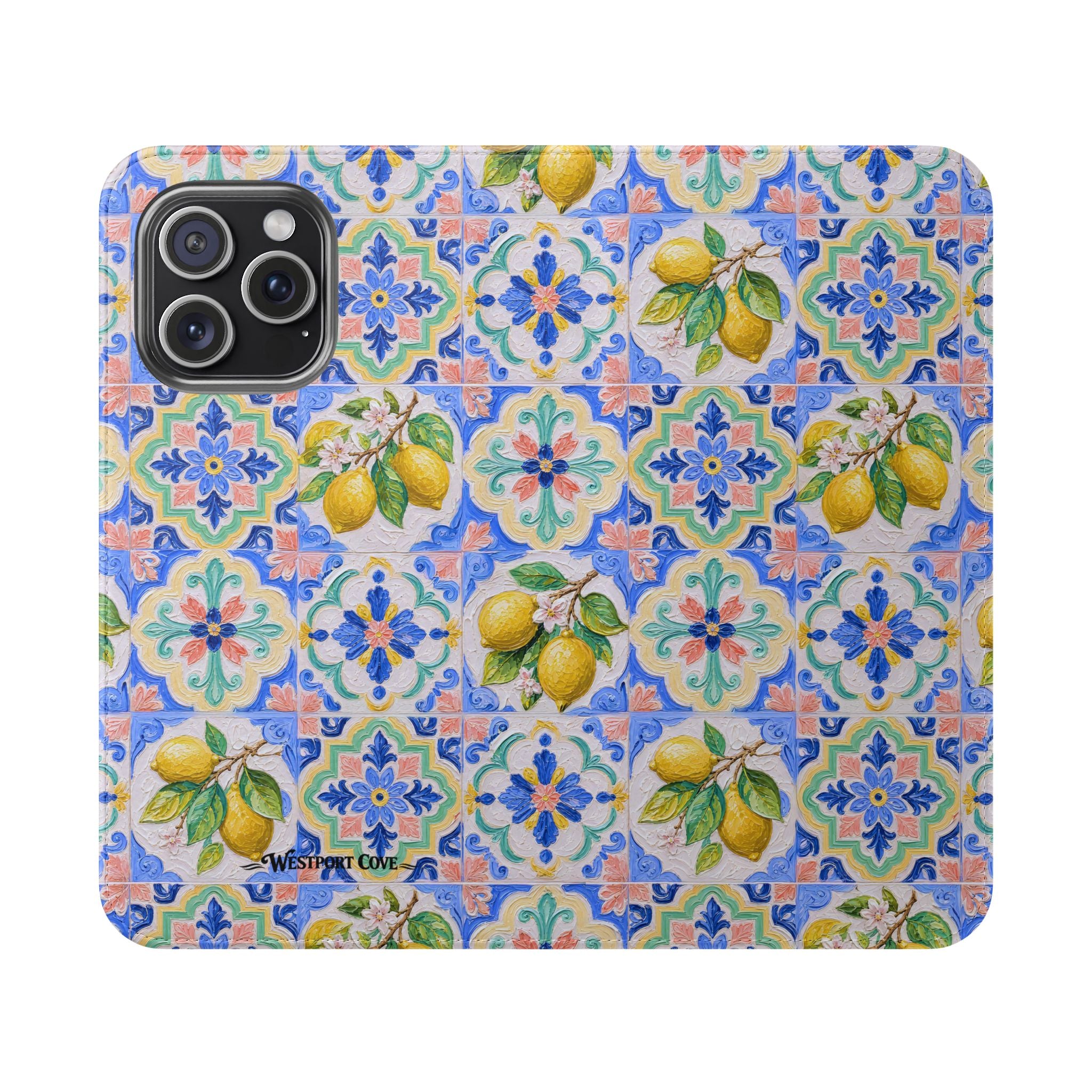 Santorini Lemon - Flip Case
