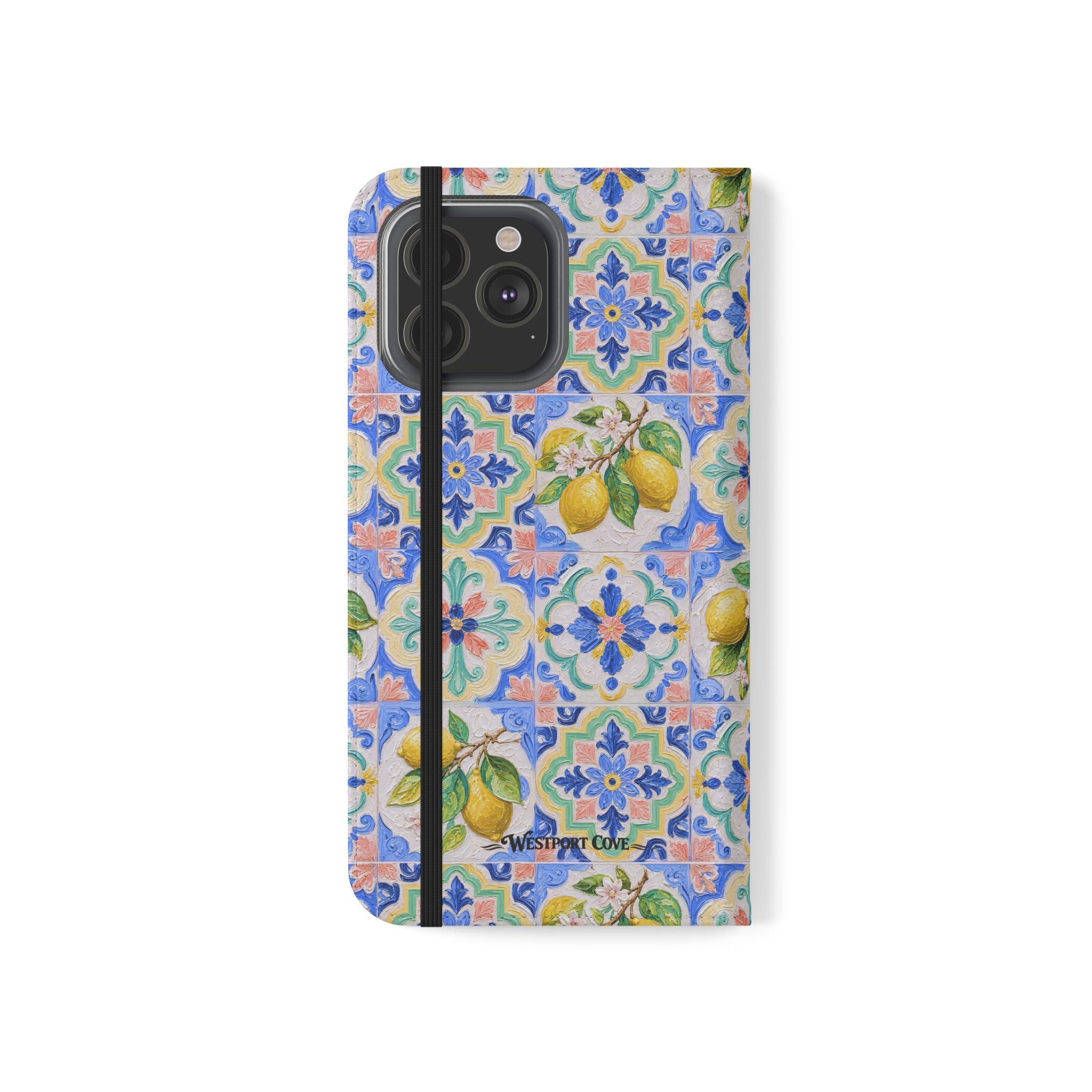 Santorini Lemon - Flip Case