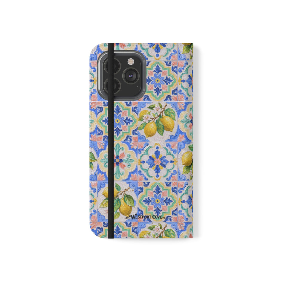 Santorini Lemon - Flip Case