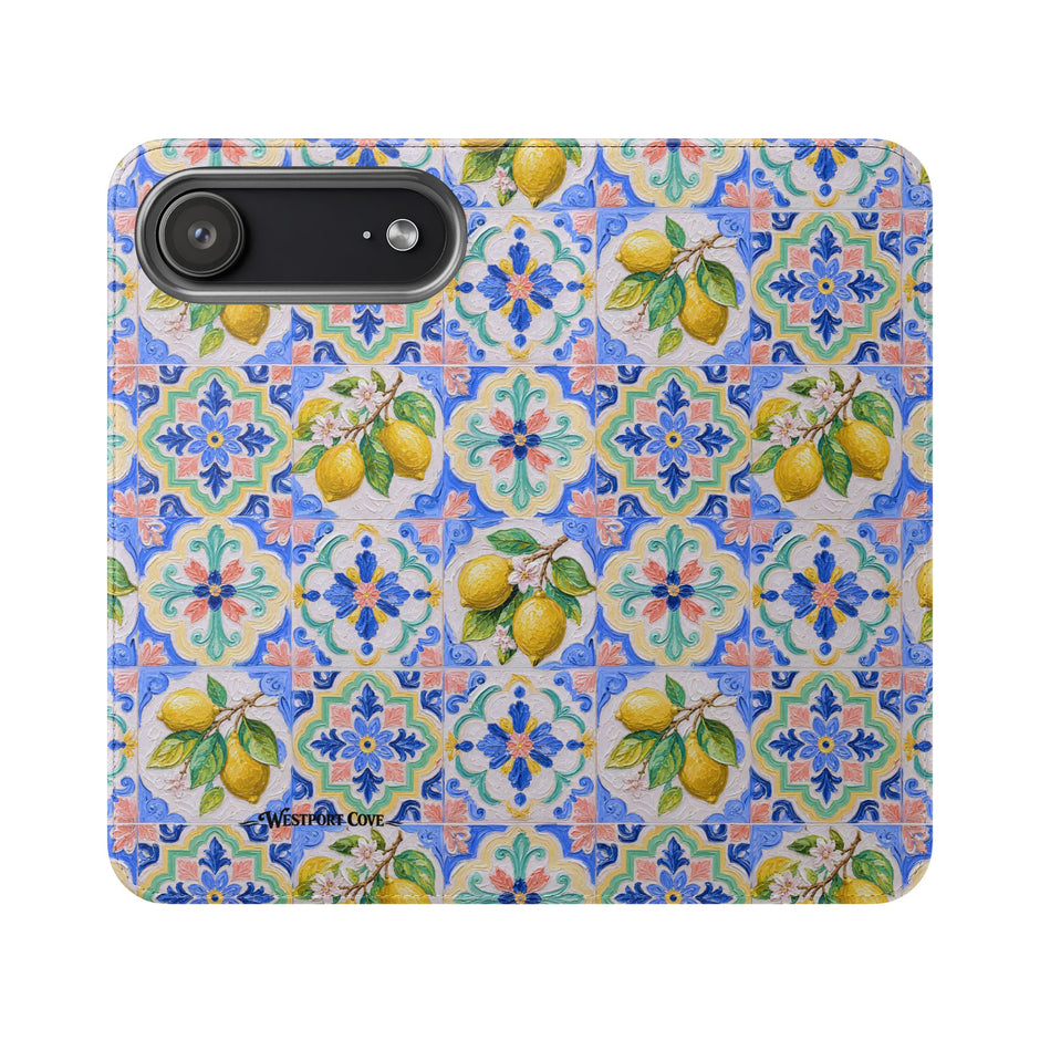 Santorini Lemon - Flip Case