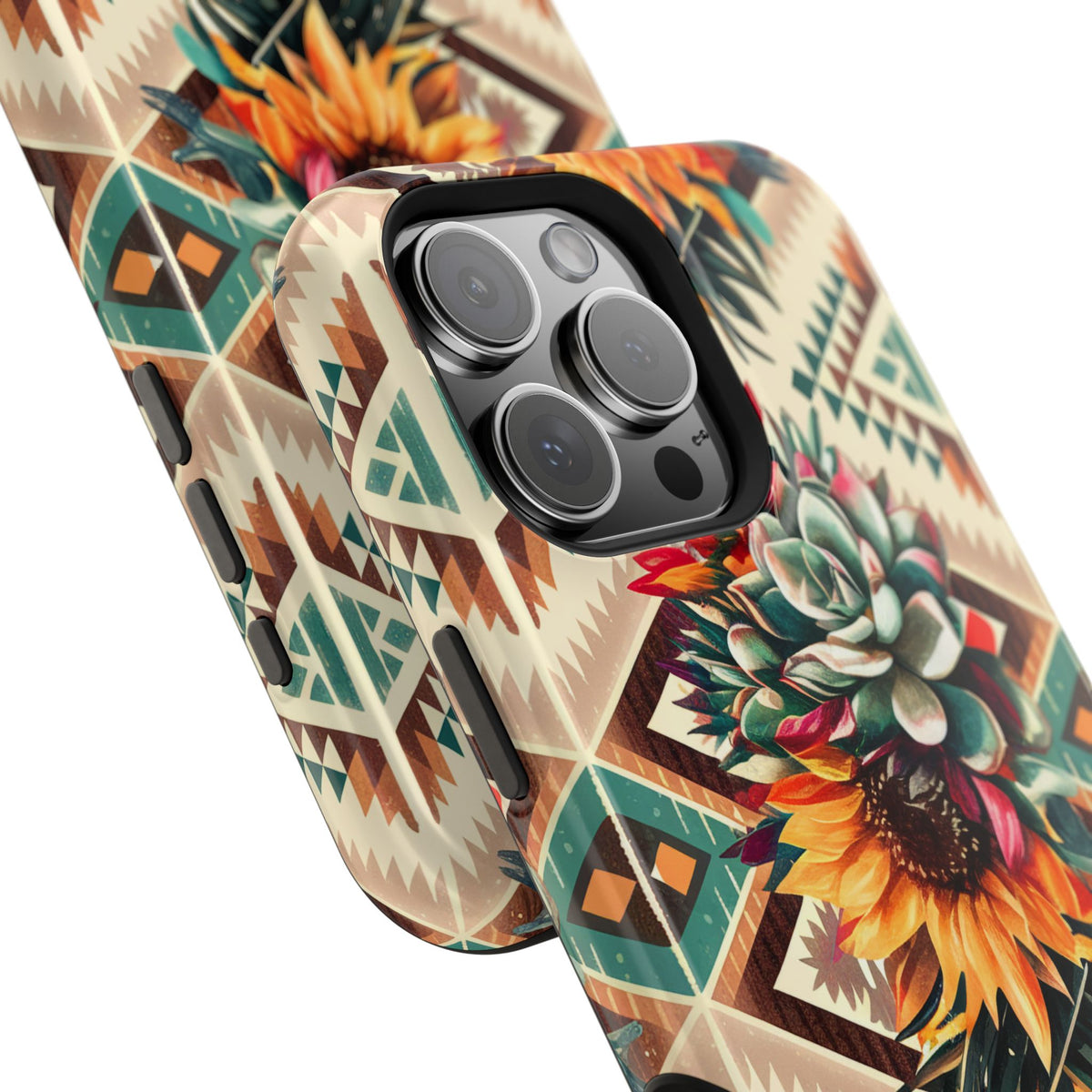Southwestern Succulent Extreme Impact MagSafe Phone Case