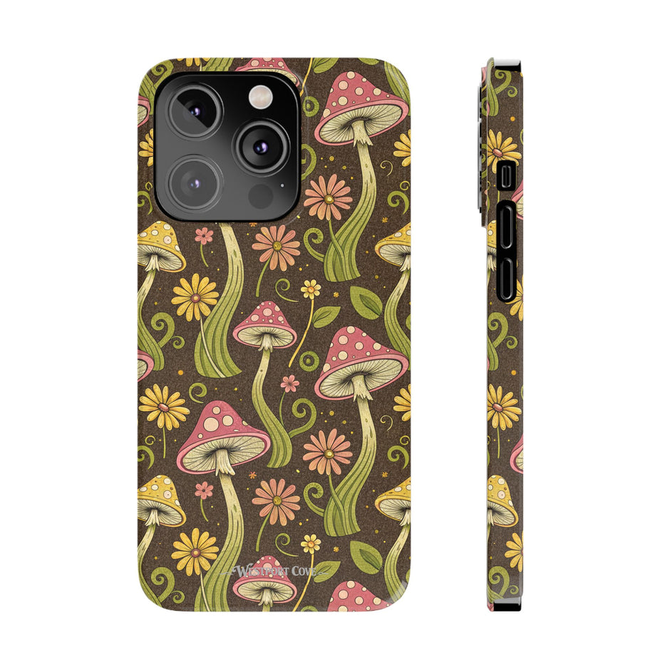 Magic Mushroom - Essential Phone Case – Retro Psychedelic Botanical Design