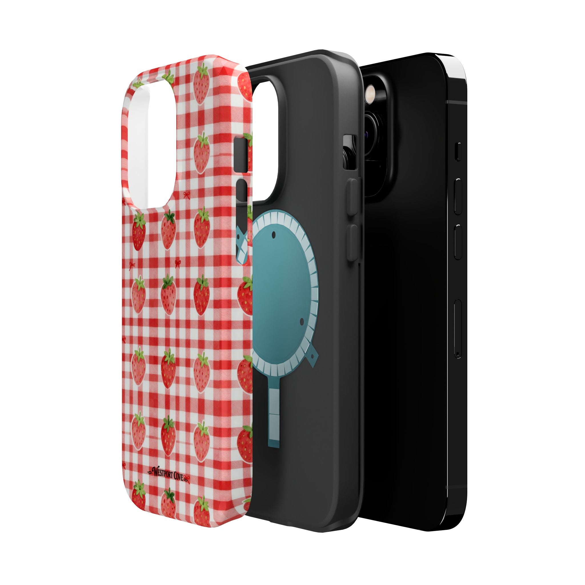 Strawberry Gingham - Extreme MagSafe Phone Case