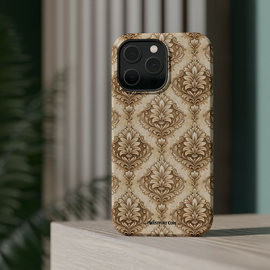 Damask Taupe - Extreme MagSafe Phone Case