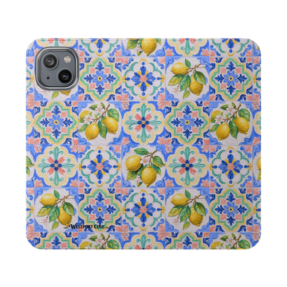 Santorini Lemon - Flip Case