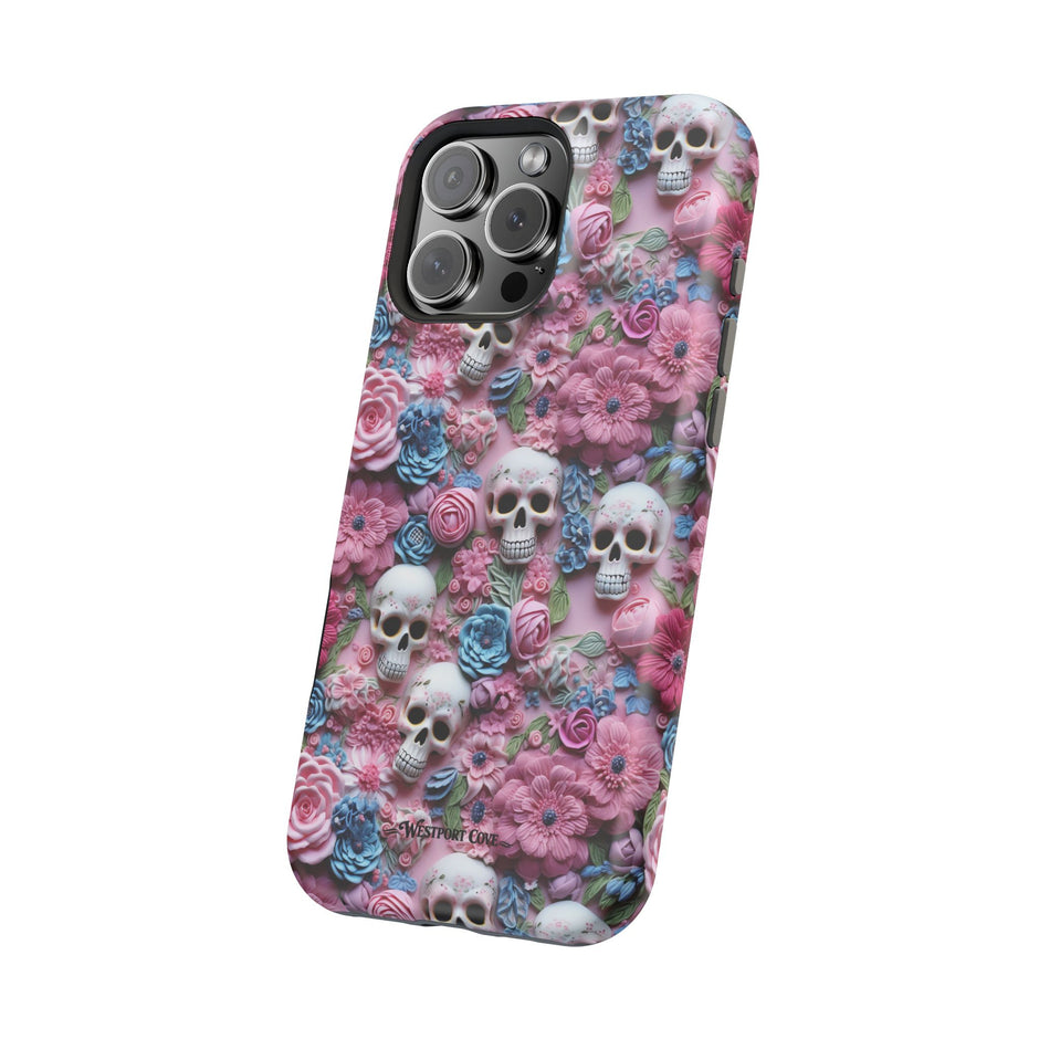 Floral Skull - Extreme MagSafe Phone Case