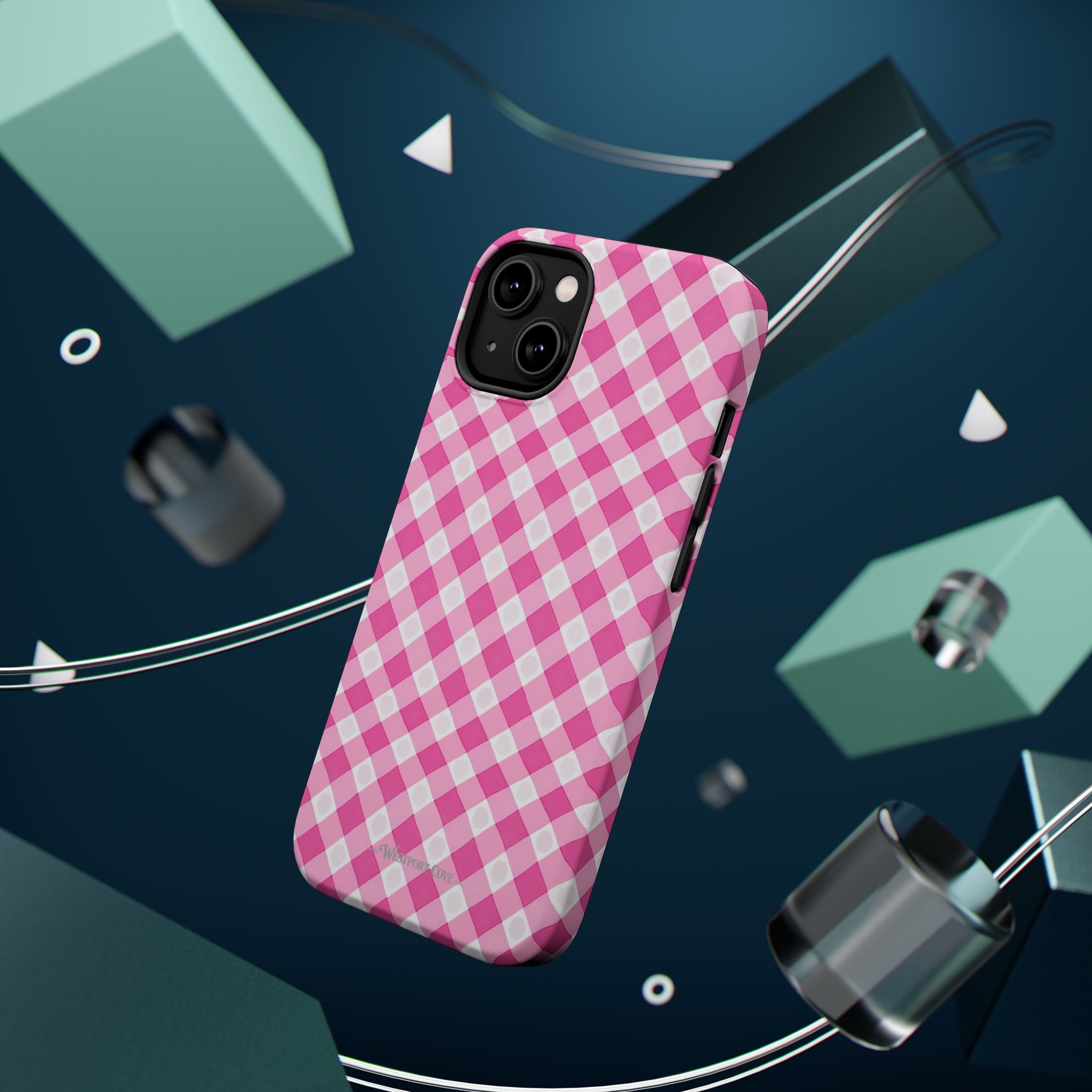 Pink Gingham - Extreme Phone Case