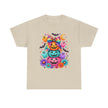 Cute Rainbow Pumpkin Stack Halloween Tee — Colorful Jack-o’-Lanterns & Ghosts T-Shirt