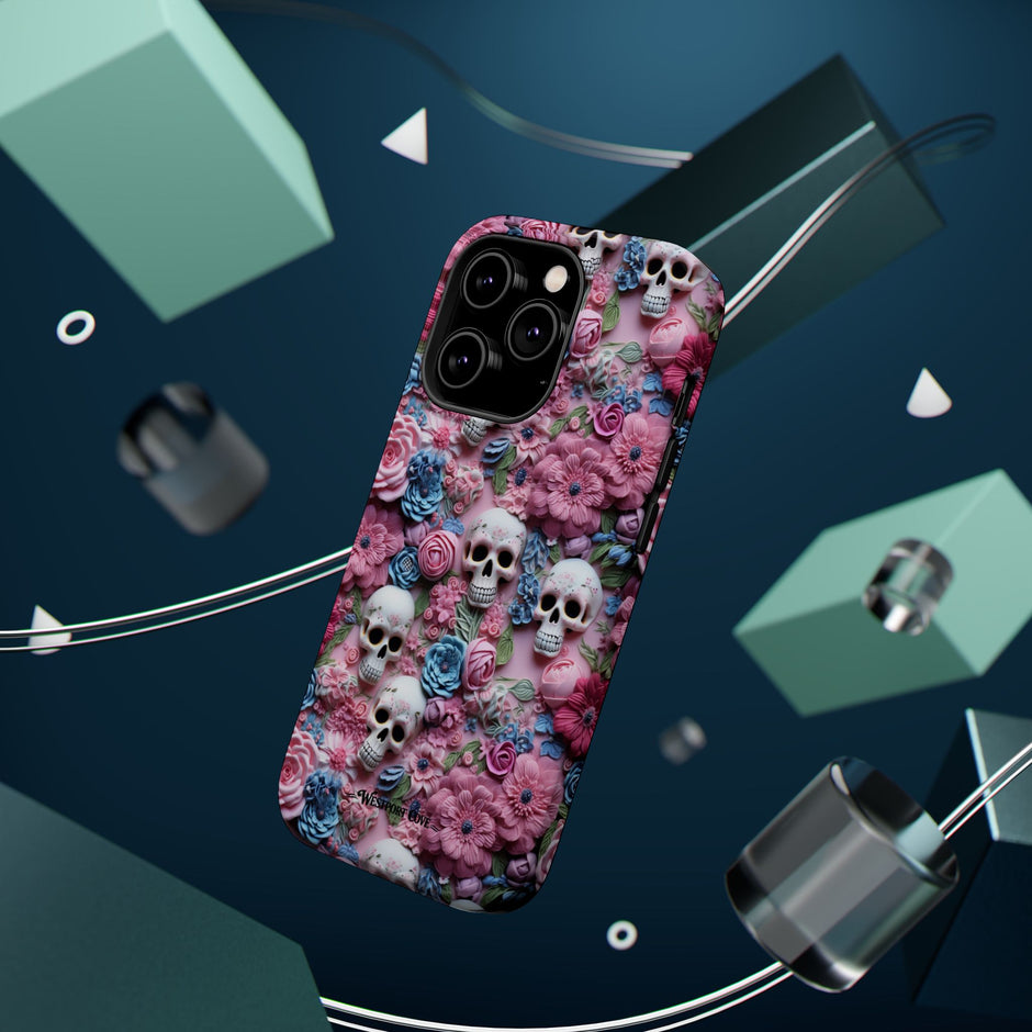 Floral Skull - Extreme MagSafe Phone Case