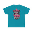 Warning Fragile I Dropped My Twins Off At College T‑Shirt