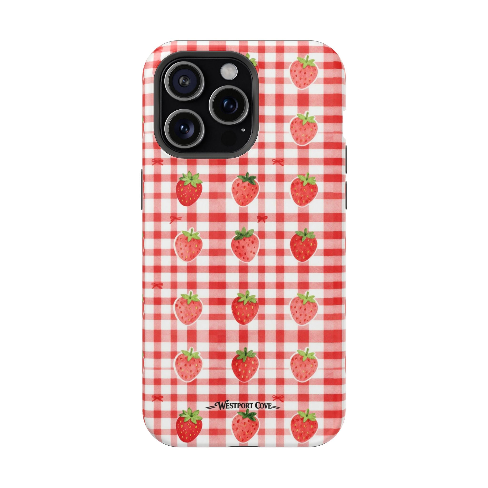 Strawberry Gingham - Extreme MagSafe Phone Case