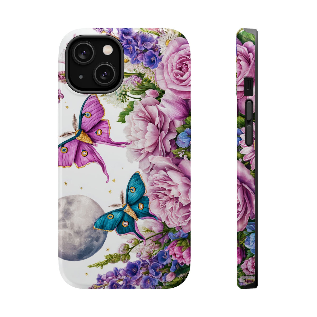 Floral Moon & Butterflies Extreme Impact MagSafe Phone Case