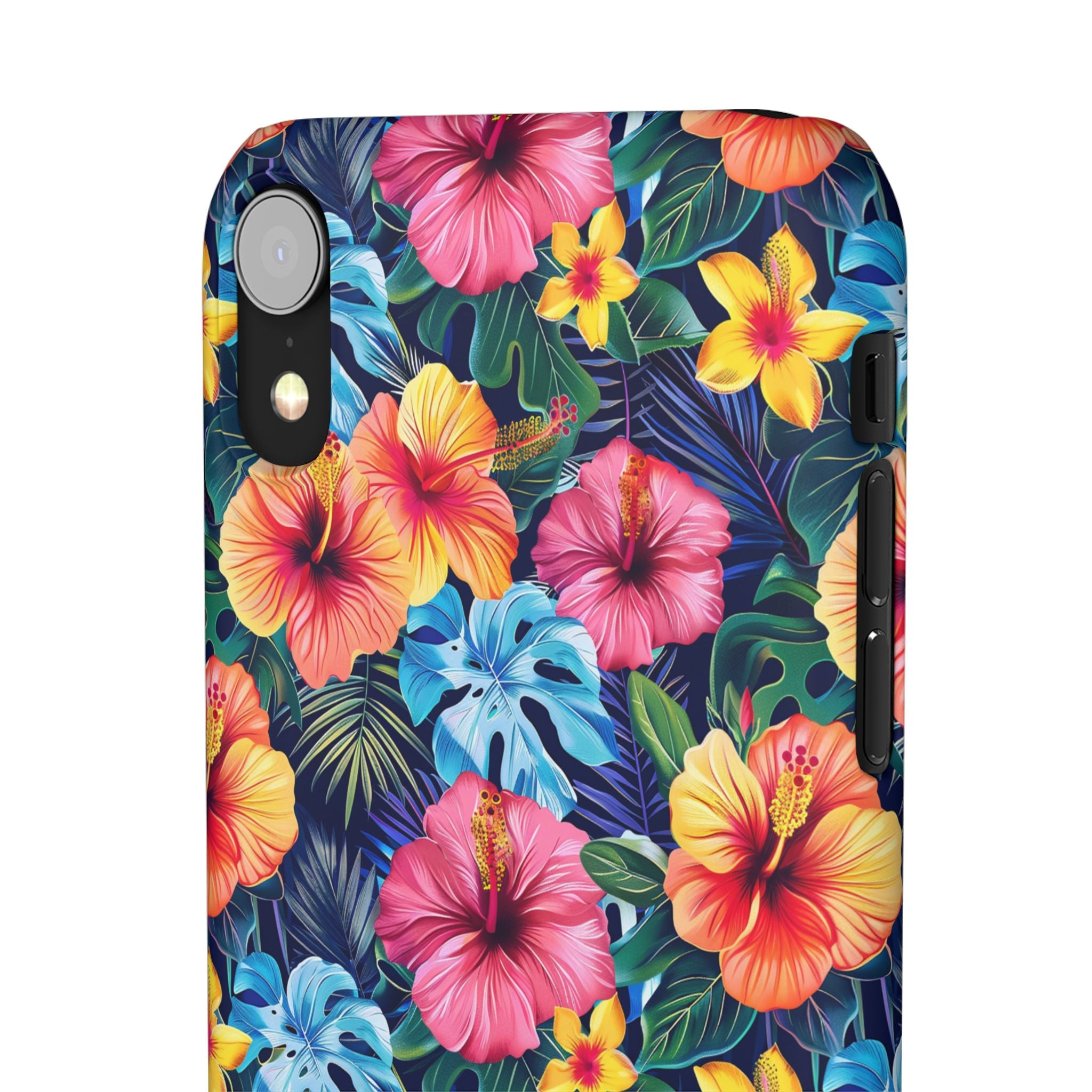 Tropical Hibiscus - Elite Phone Case — Floral Hawaiian Pattern Phone Cover