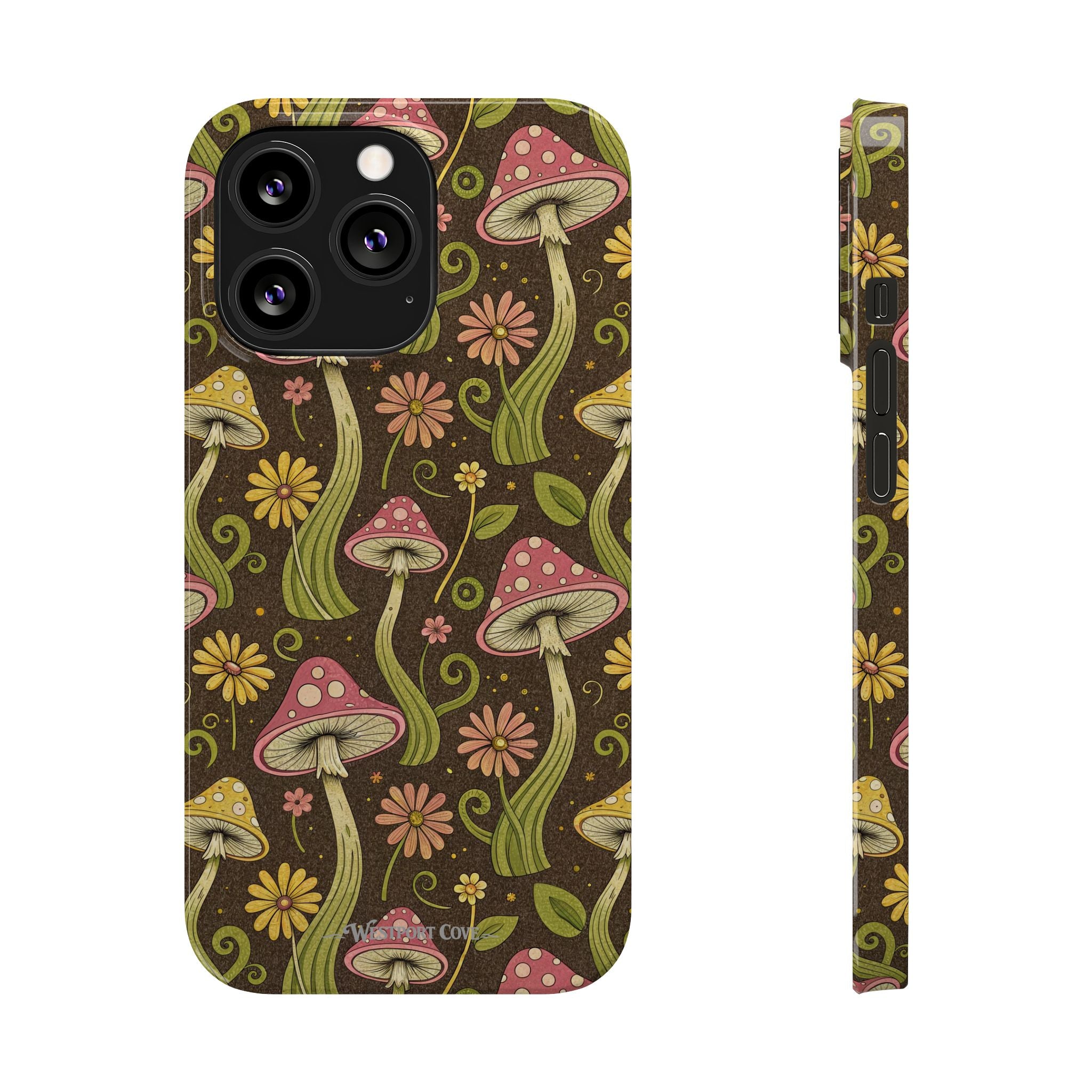 Magic Mushroom - Essential Phone Case – Retro Psychedelic Botanical Design