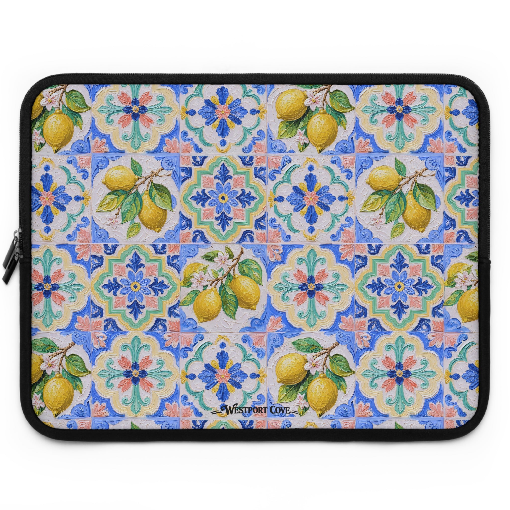 Santorini Lemon - Safe Harbor Laptop Sleeve