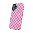Pink Gingham - Extreme Phone Case