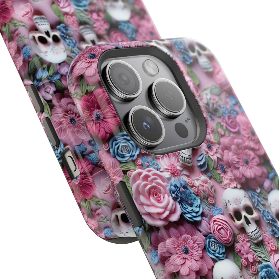 Floral Skull - Extreme MagSafe Phone Case