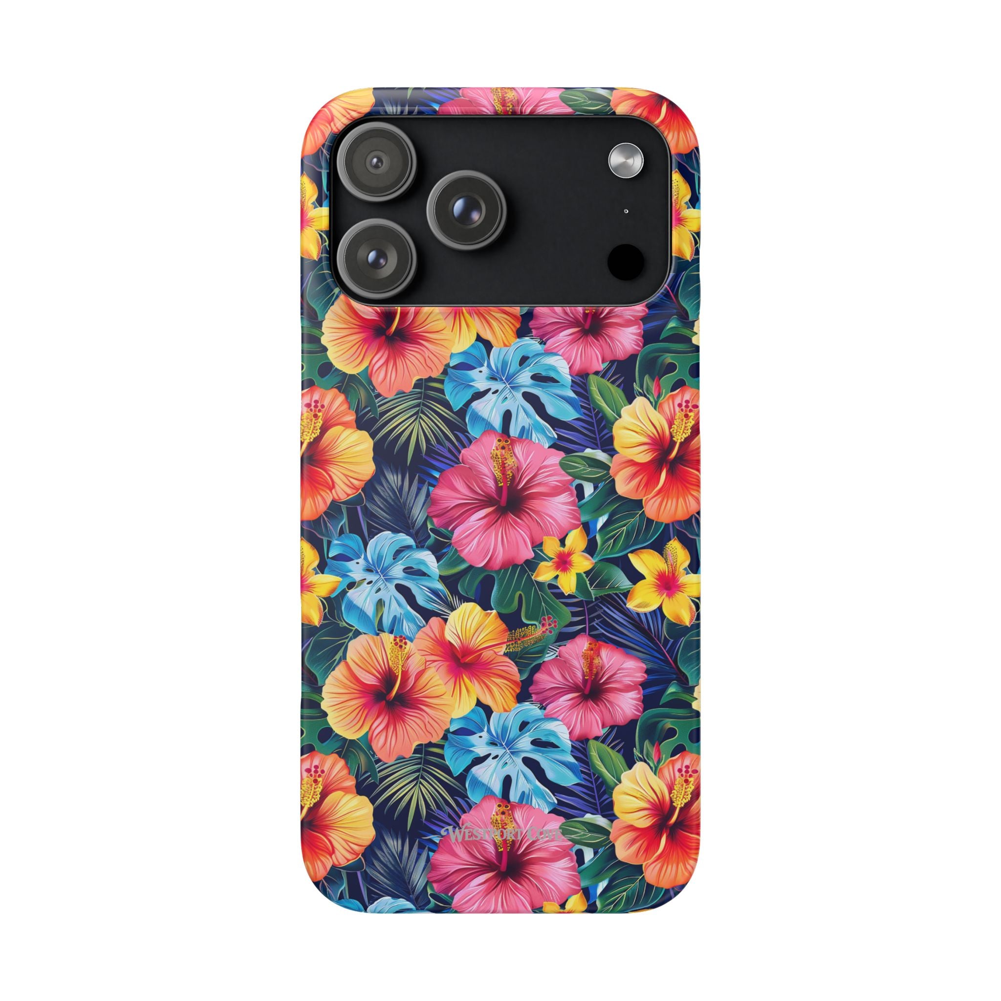 Tropical Hibiscus - Elite Phone Case — Floral Hawaiian Pattern Phone Cover