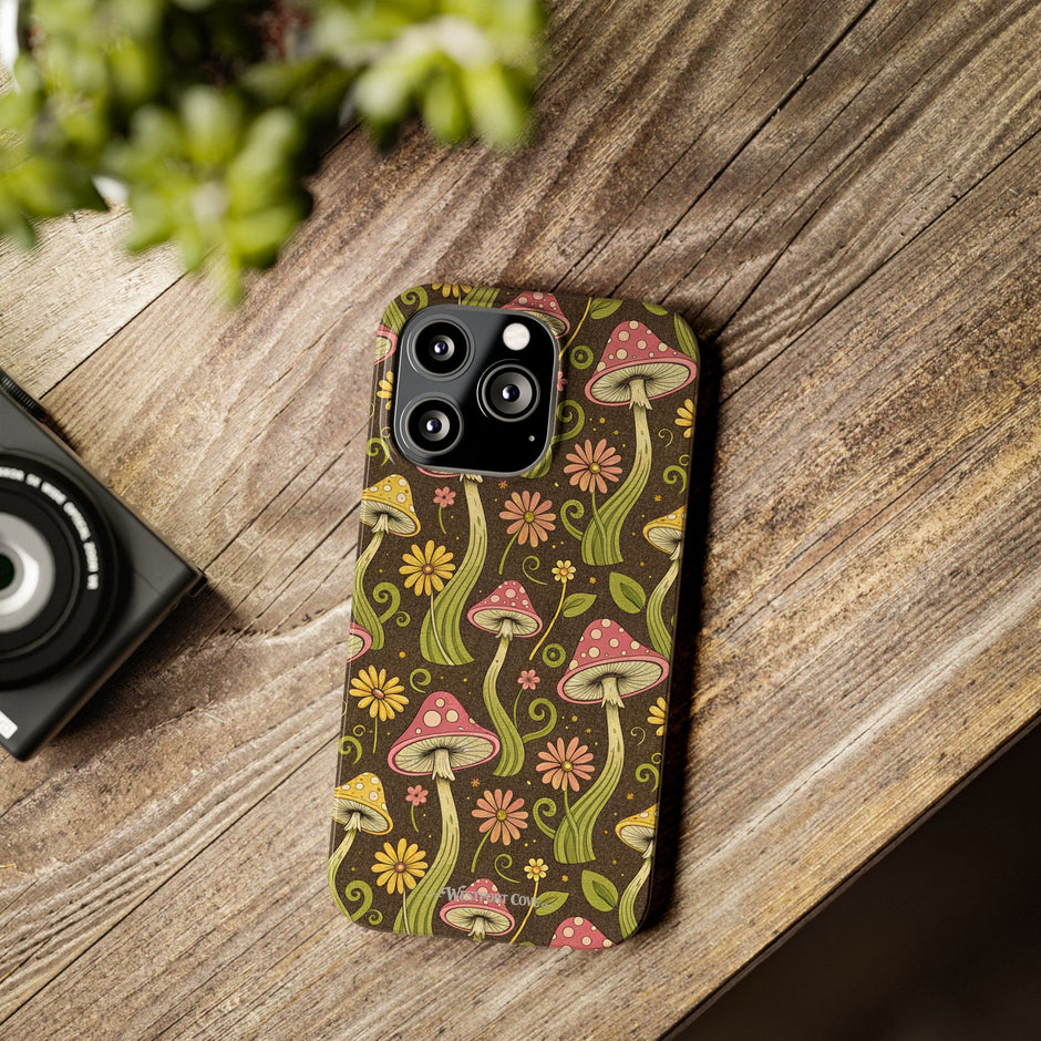 Magic Mushroom - Essential Phone Case – Retro Psychedelic Botanical Design