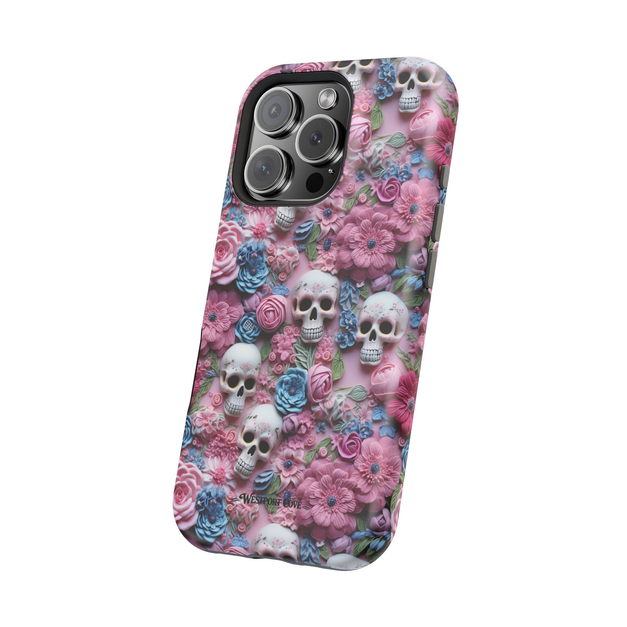 Floral Skull - Extreme MagSafe Phone Case