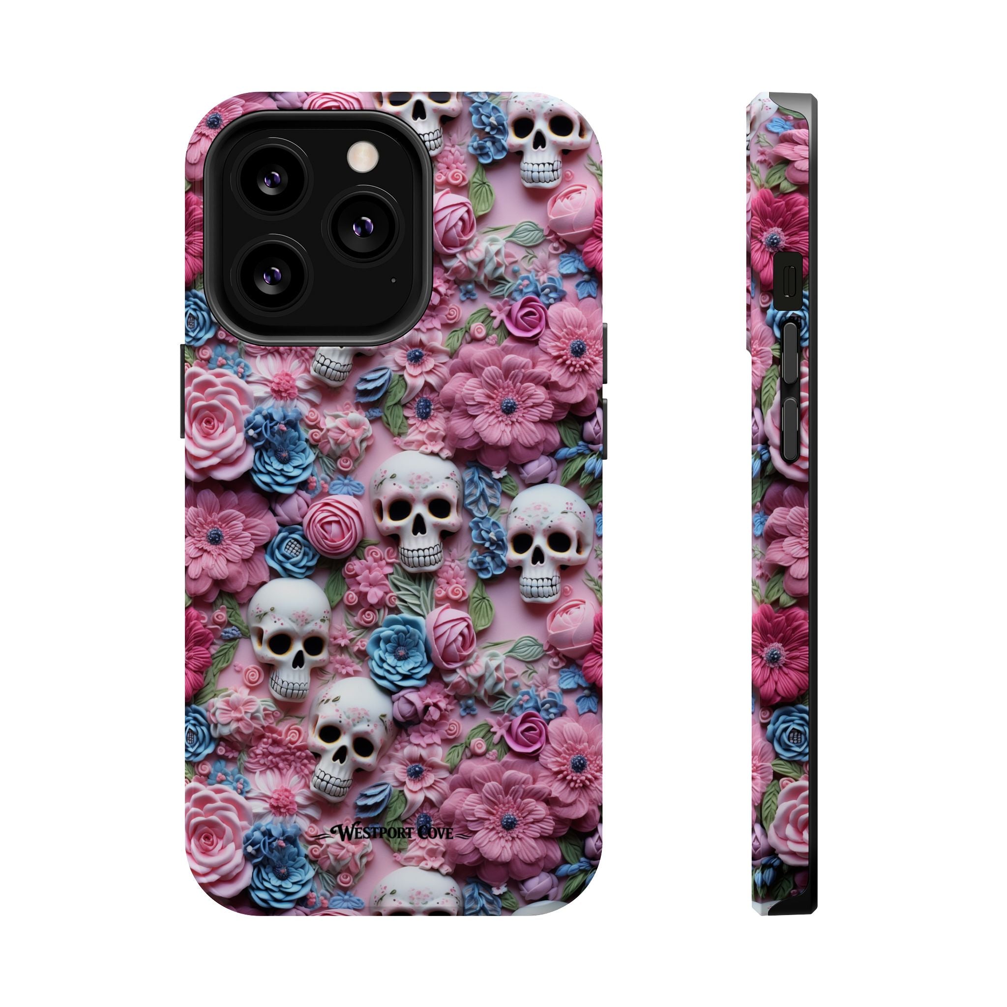 Floral Skull - Extreme MagSafe Phone Case