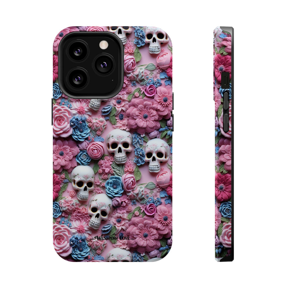 Floral Skull - Extreme MagSafe Phone Case
