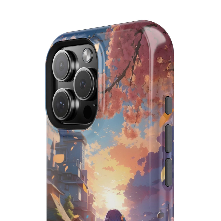 Anime Cherry Blossom Extreme Impact MagSafe Phone Case