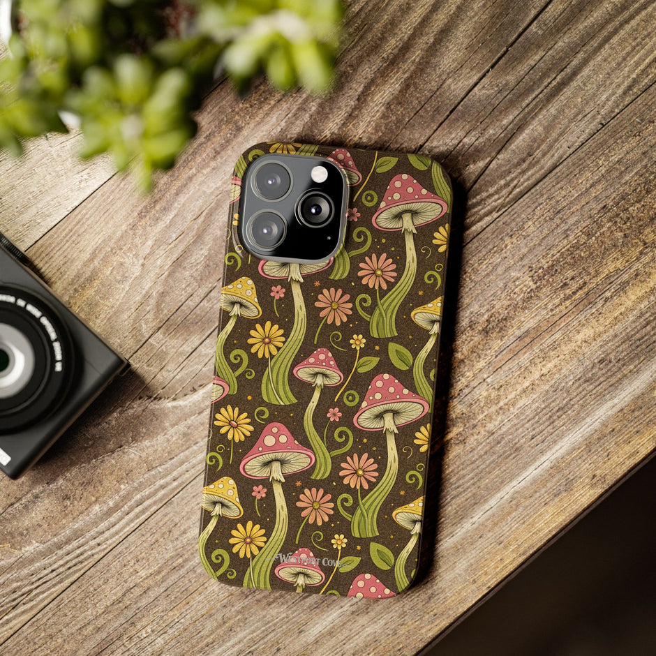 Magic Mushroom - Essential Phone Case – Retro Psychedelic Botanical Design