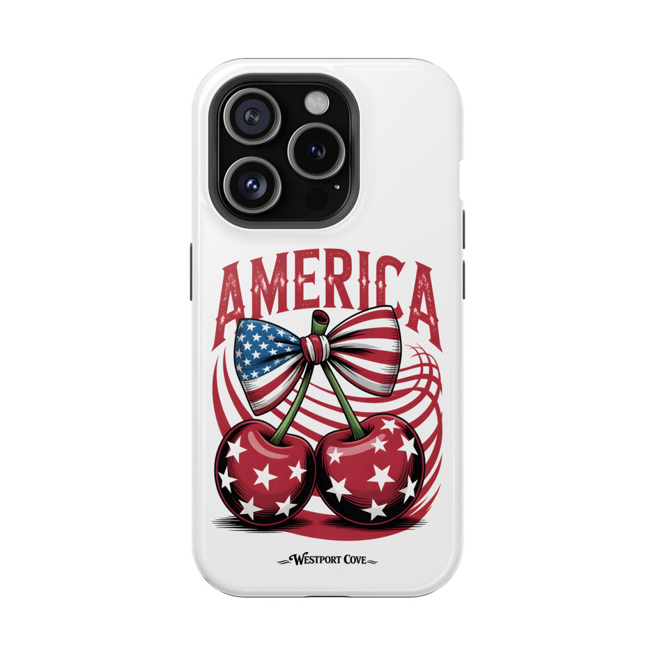 Patriotic Cherry - Extreme MagSafe Phone Case