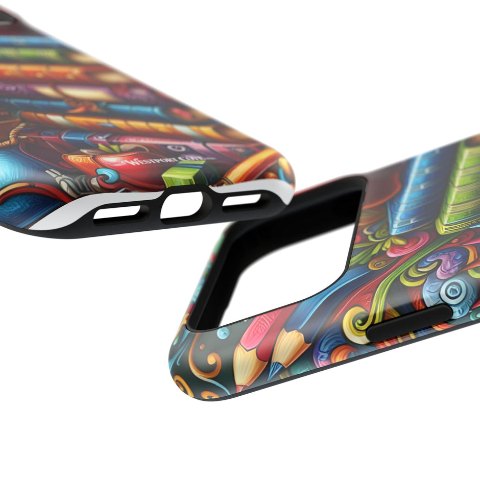 Bookstack Apple for Teachers & Students— Extreme Magsafe Phone Case