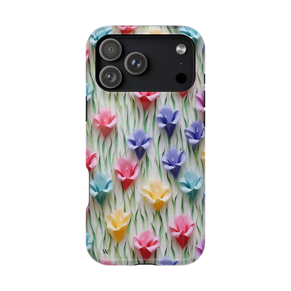 Floral Origami - Extreme Impact MagSafe Phone Case