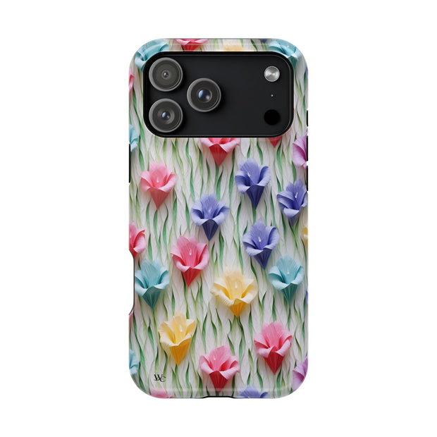 Floral Origami - Extreme Impact MagSafe Phone Case