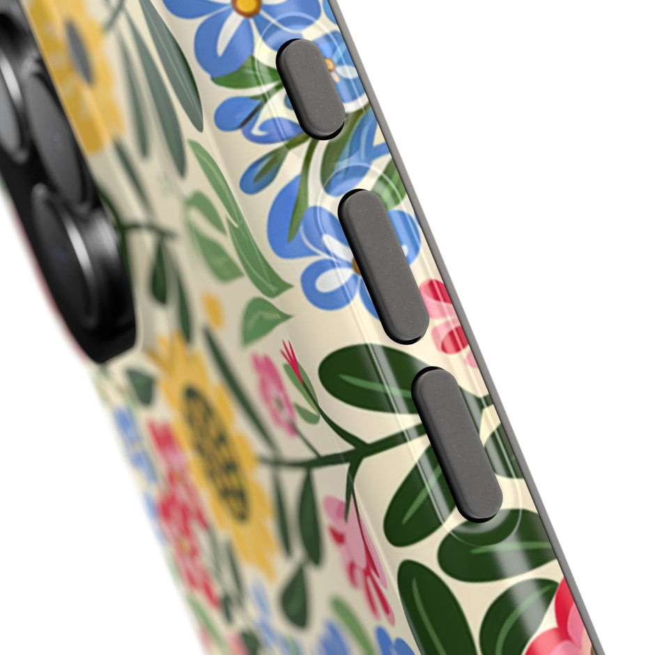 Floral Folk - Extreme Impact MagSafe Phone Case