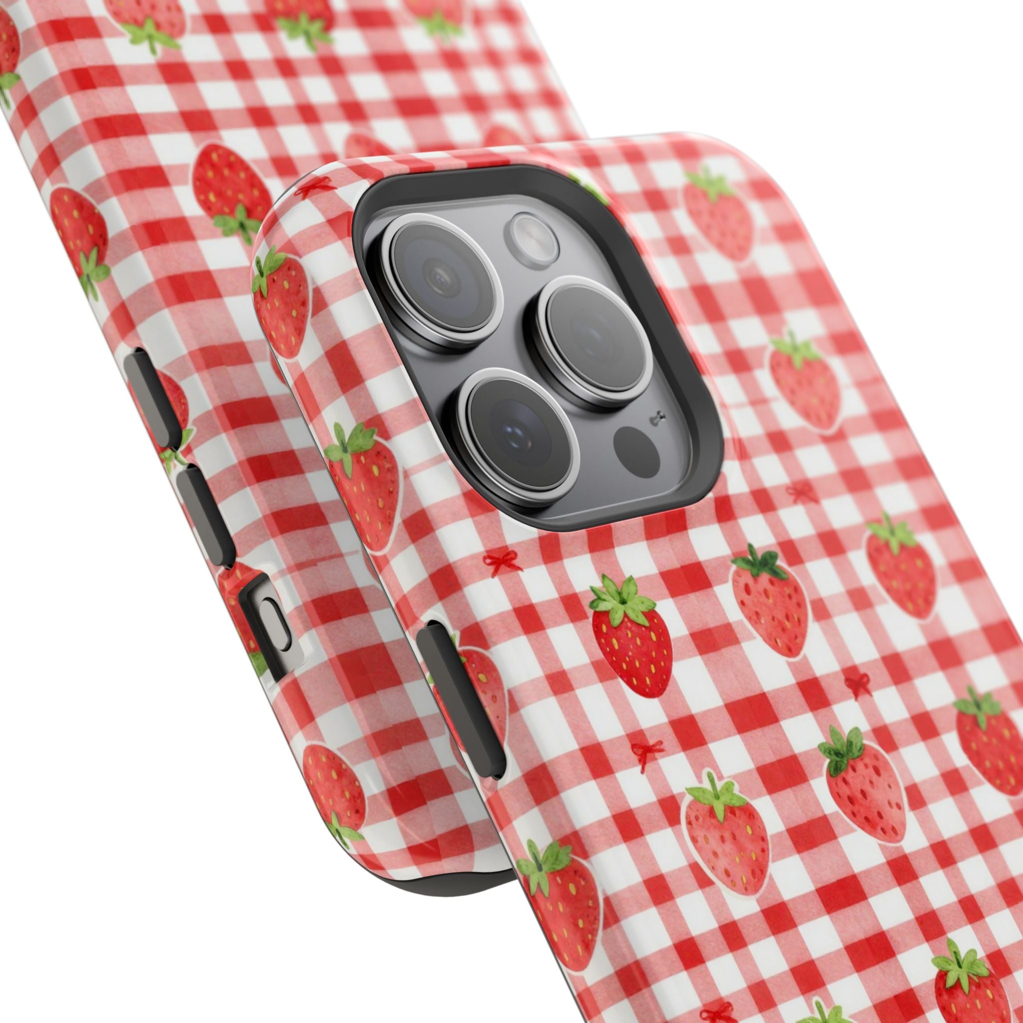 Strawberry Gingham - Extreme MagSafe Phone Case
