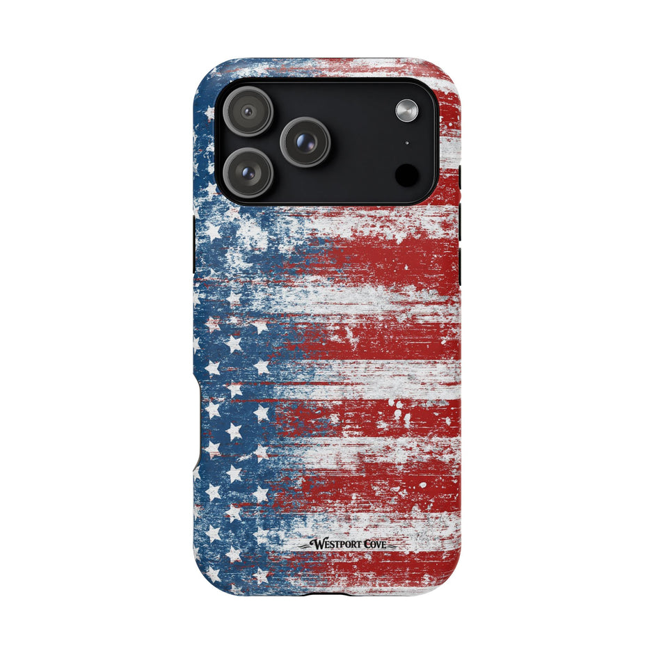 American Flag Distressed - Extreme MagSafe Phone Case