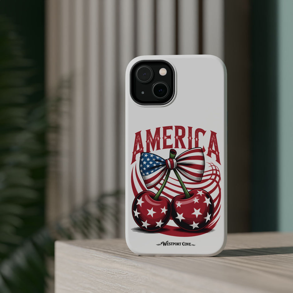 Patriotic Cherry - Extreme MagSafe Phone Case