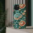 Teal Peony - Extreme MagSafe Phone Case