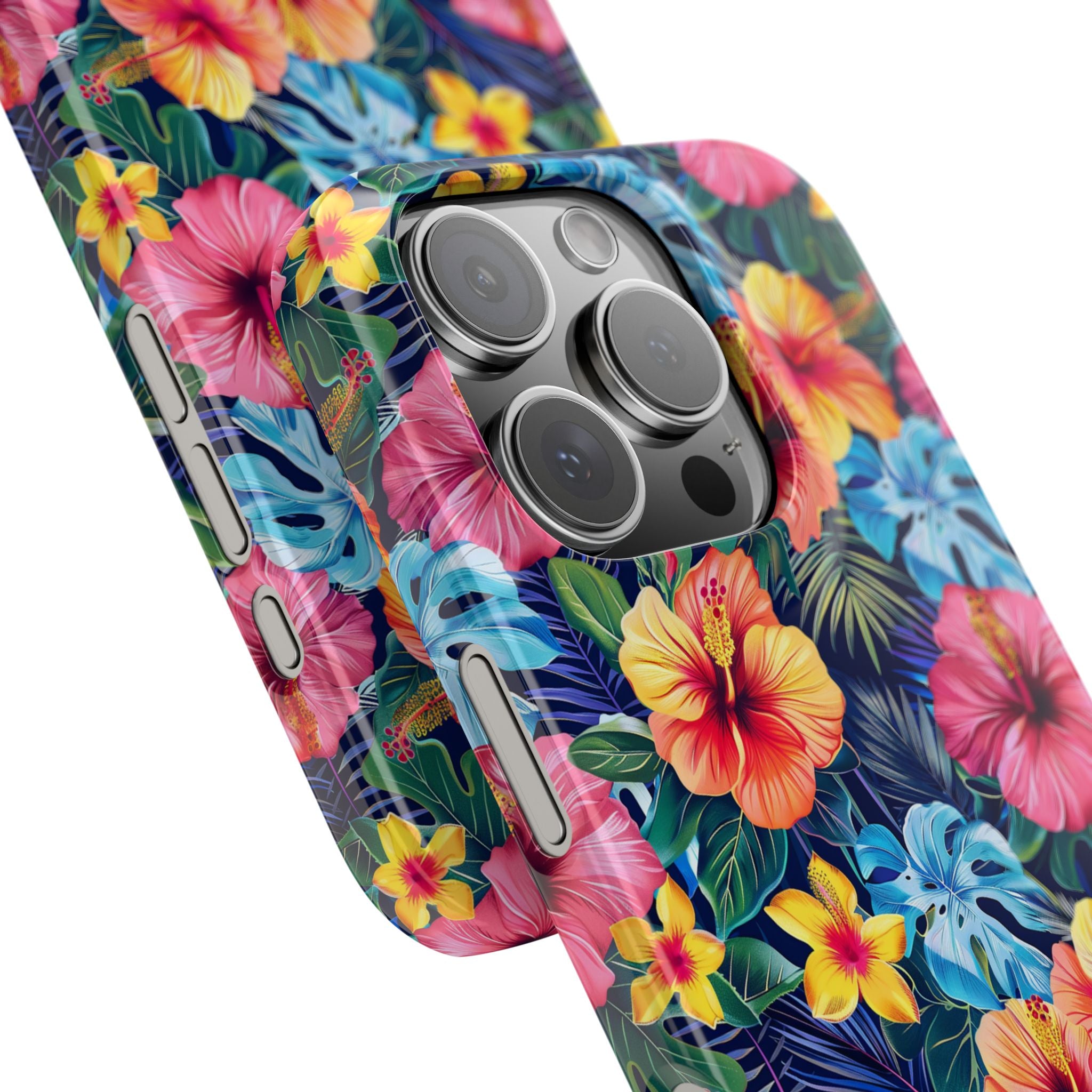 Tropical Hibiscus - Essential Phone Case — Floral Beach Vibe Phone Cover
