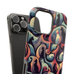 Camo Cats - Extreme Impact MagSafe Phone Case — Abstract Cat Pattern