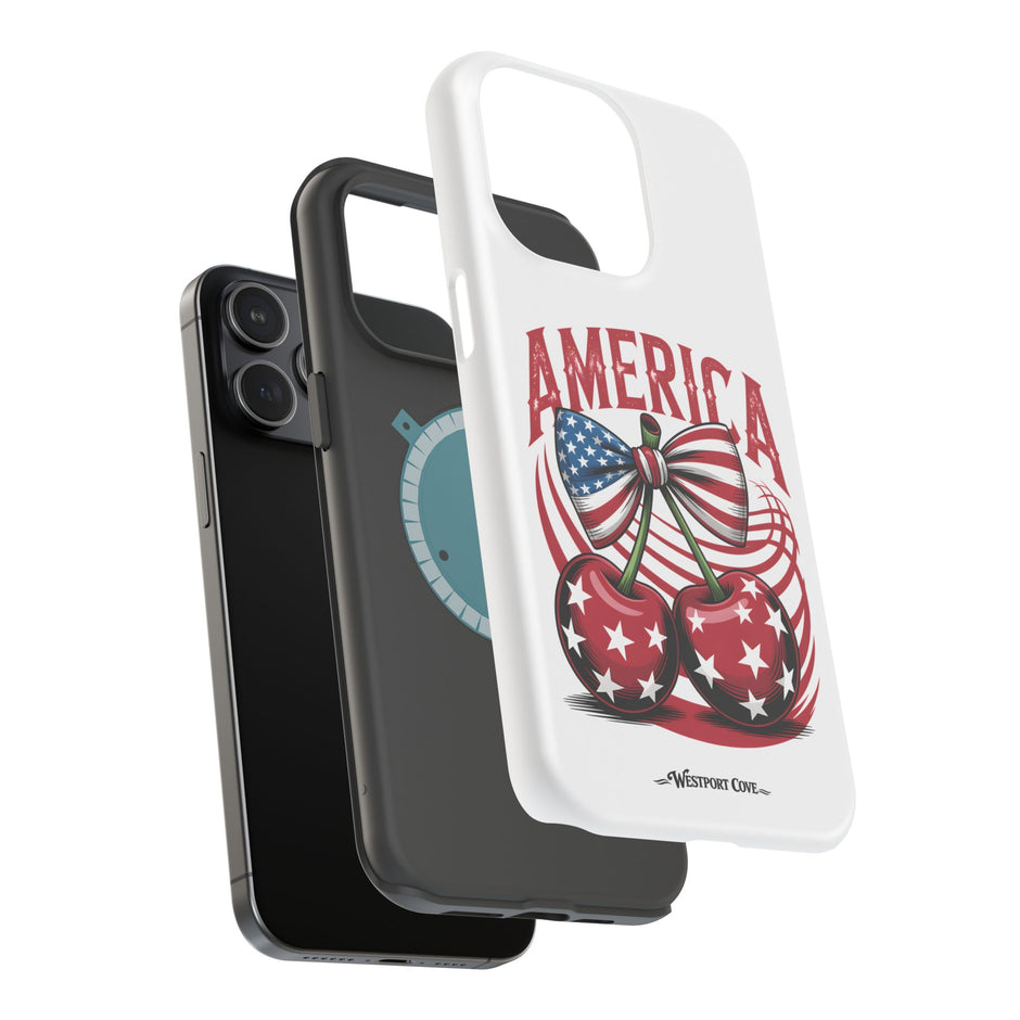 Patriotic Cherry - Extreme MagSafe Phone Case