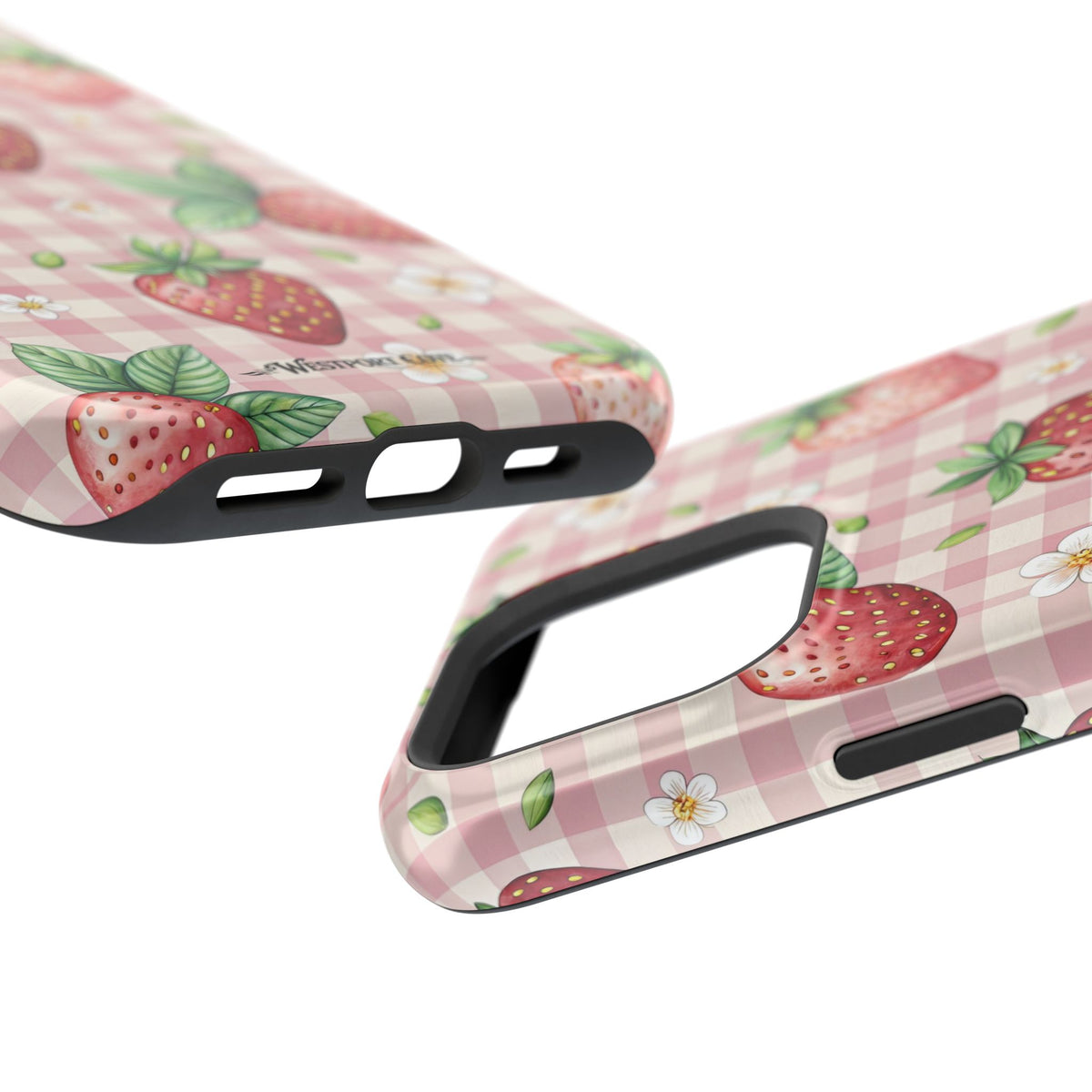 Strawberry Gingham - Extreme MagSafe Phone Case