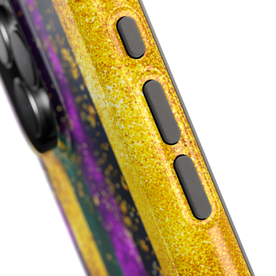 Mardi Gras Stripe - Extreme Impact MagSafe Phone Case
