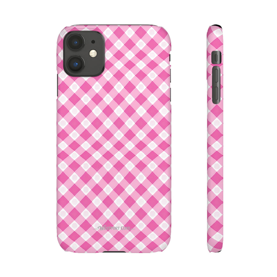Pink Gingham - Elite Case