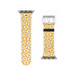 Daisy Chain - Apple Watch Band - Floral Watch Band - Yellow Daisy Pattern Apple Watch Strap