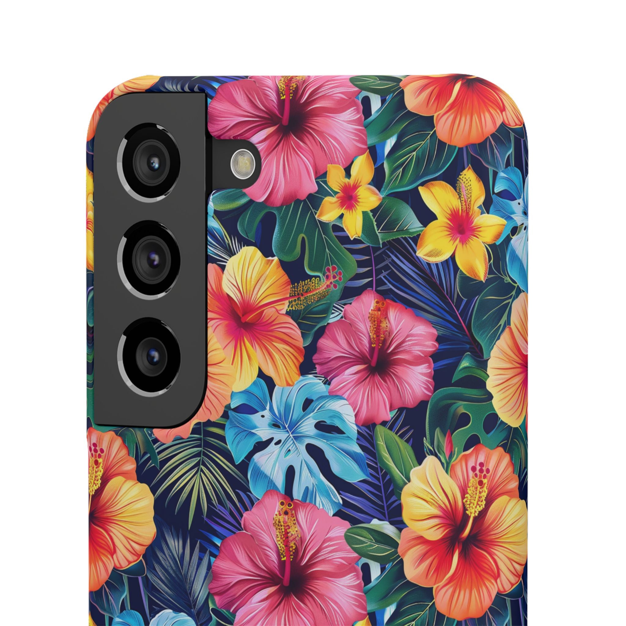 Tropical Hibiscus - Elite Phone Case — Floral Hawaiian Pattern Phone Cover