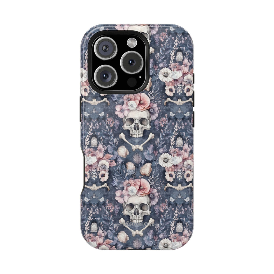 Floral Skull - Extreme MagSafe Phone Case