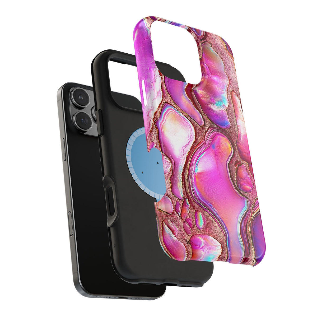 Pink Agate - Extreme Impact MagSafe Phone Case