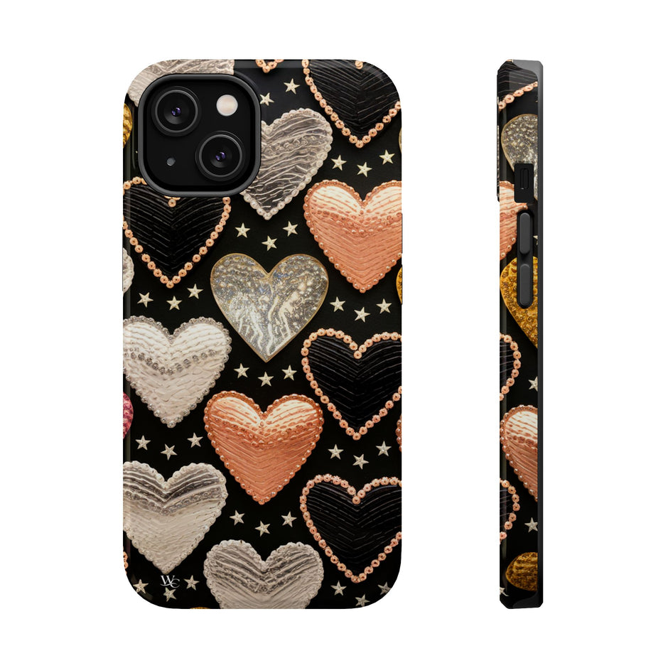 Metallic Heart - Extreme Impact MagSafe Phone Case